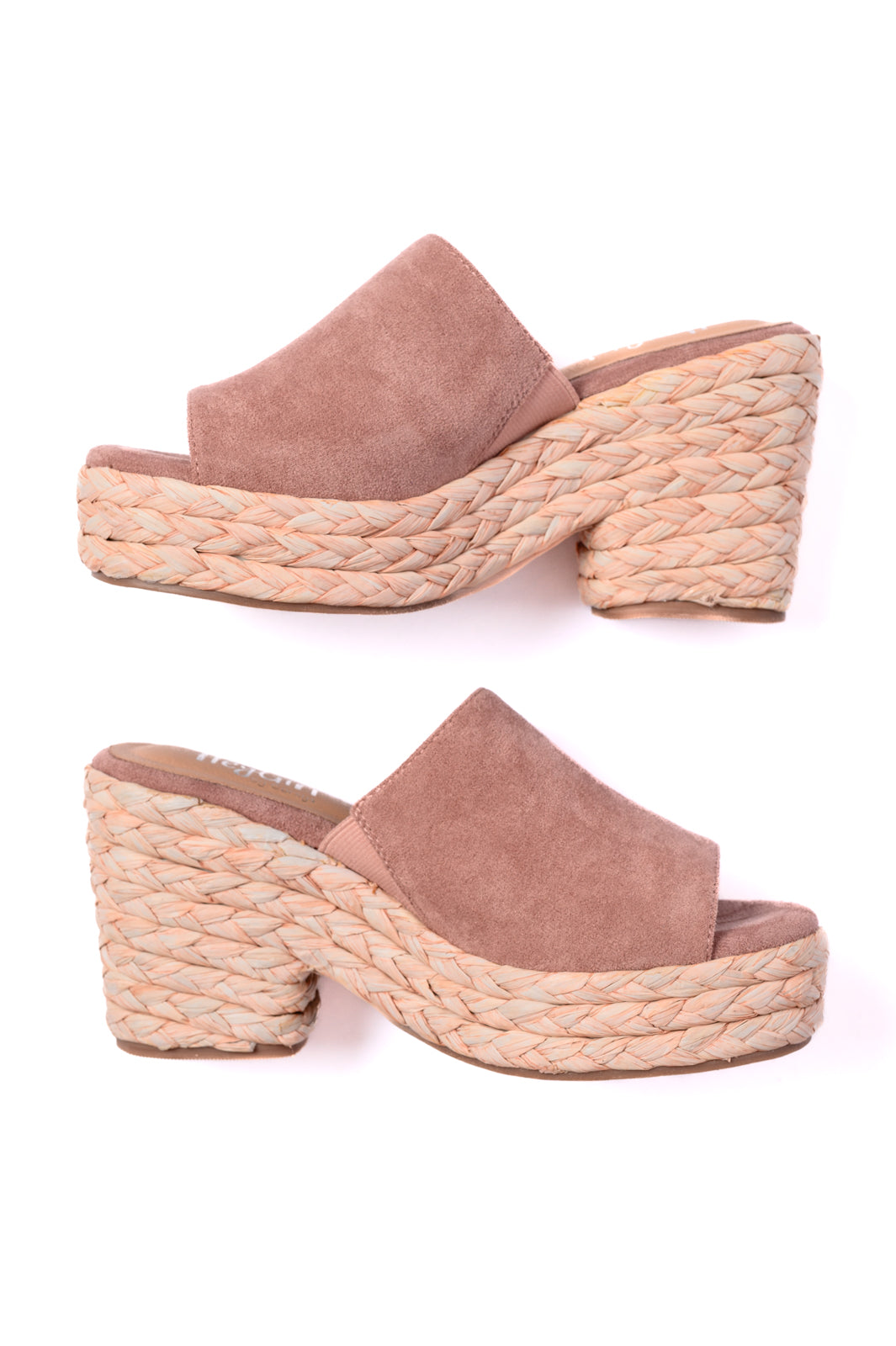 Solstice Espadrille Wedge Heel in Blush