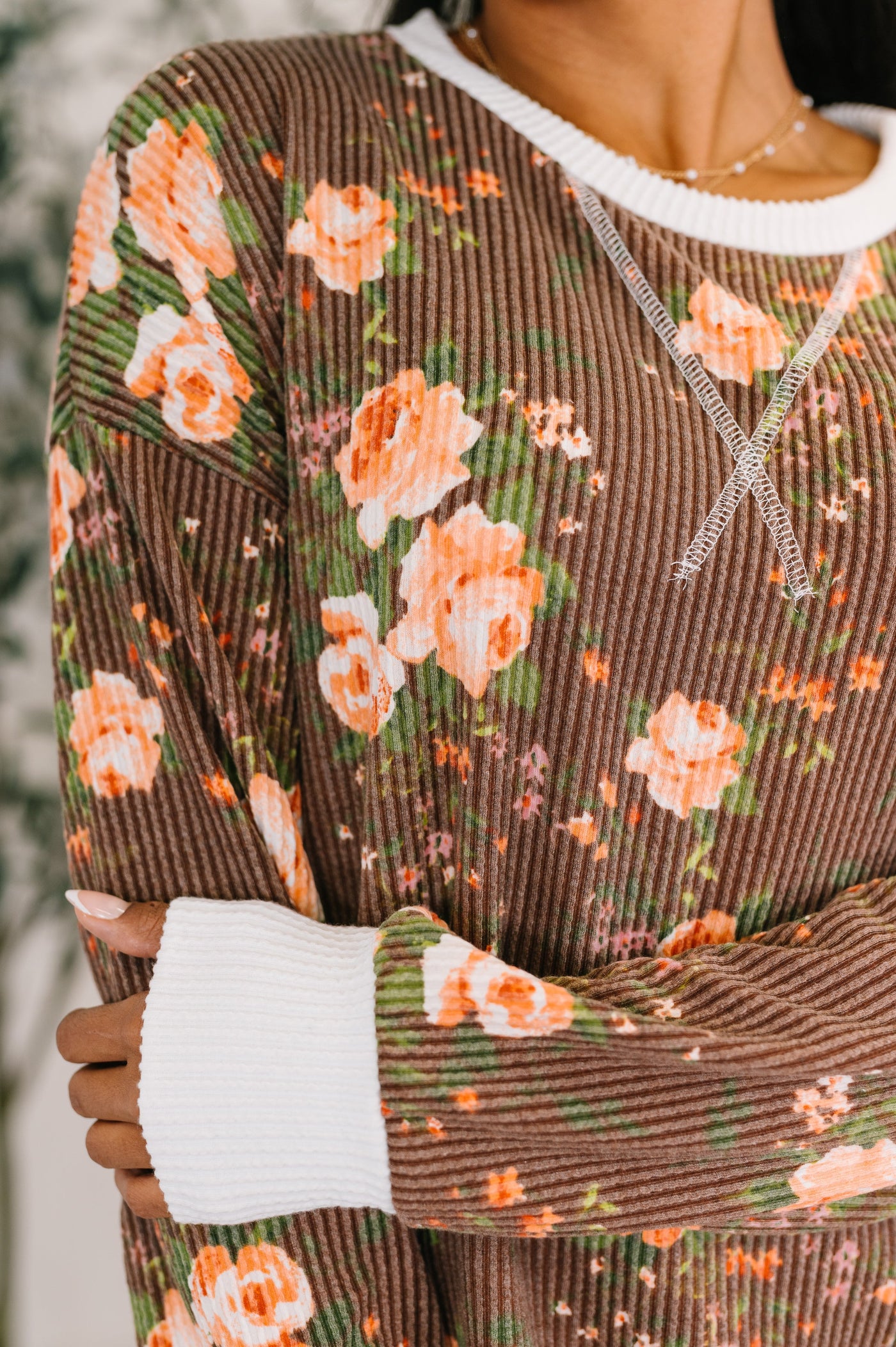 Somebody to Lean On Cable Ribbed Top Southern Soul Collectives