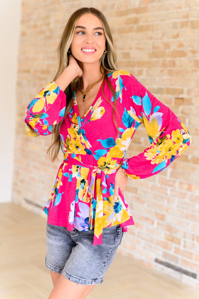 Spring to Be Sprung V-Neck Floral Blouse Southern Soul Collectives