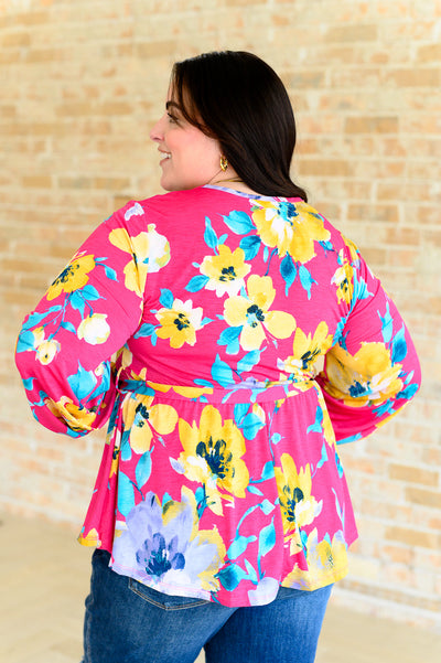 Spring to Be Sprung V-Neck Floral Blouse Southern Soul Collectives