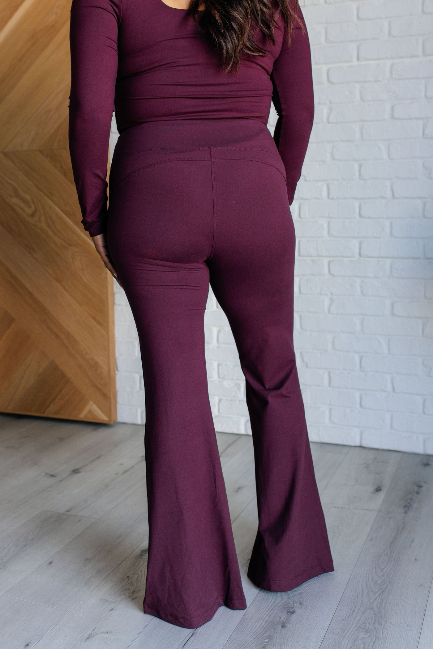 Stamina Stride Flare Leggings in Cassis Southern Soul Collectives