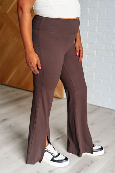 Stamina Stride Flare Leggings in Espresso Southern Soul Collectives