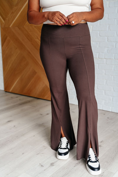 Stamina Stride Flare Leggings in Espresso Southern Soul Collectives