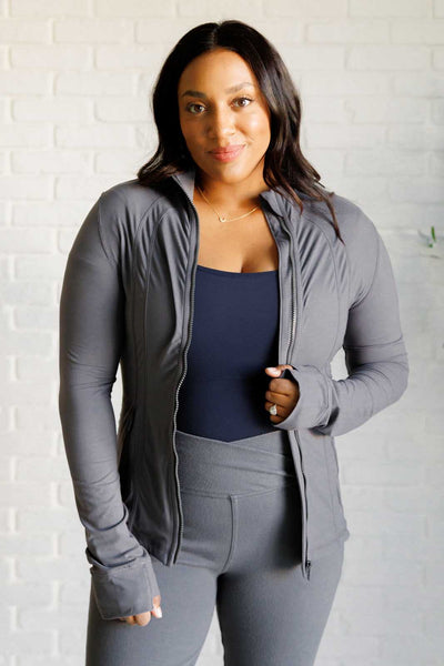 Staying Swift Activewear Jacket in Titanium Southern Soul Collectives