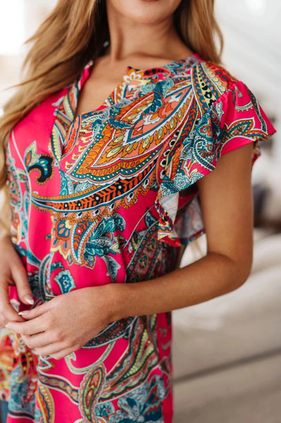 Still Overthinking It Paisley Top Womens Southern Soul Collectives