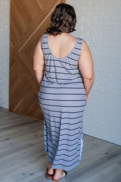 Still Got It Sleeveless Maxi In Gray Southern Soul Collectives