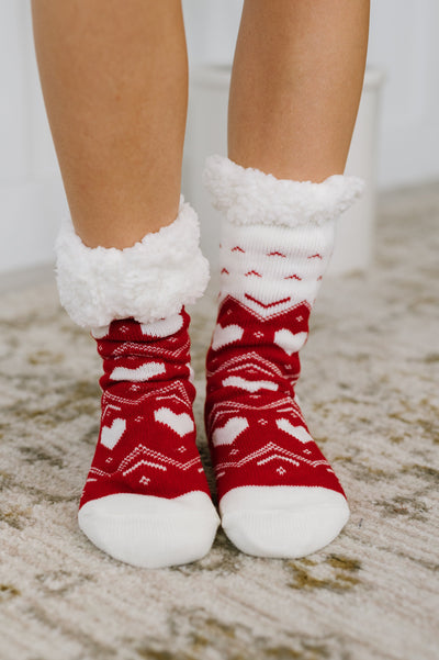 Striding to Christmas Mid Calf Socks Southern Soul Collectives