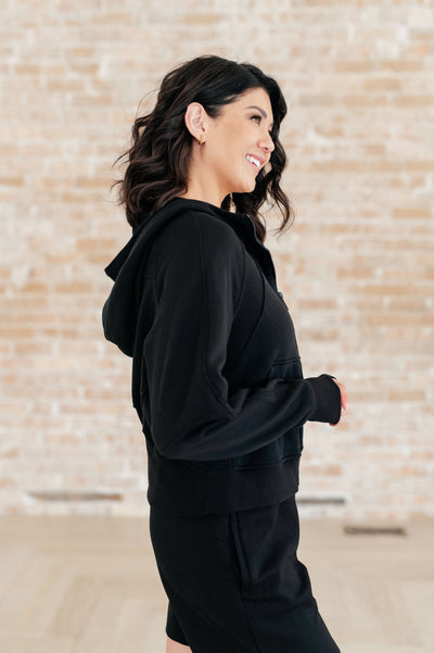 Sun or Shade Zip Up Jacket in Black Southern Soul Collectives