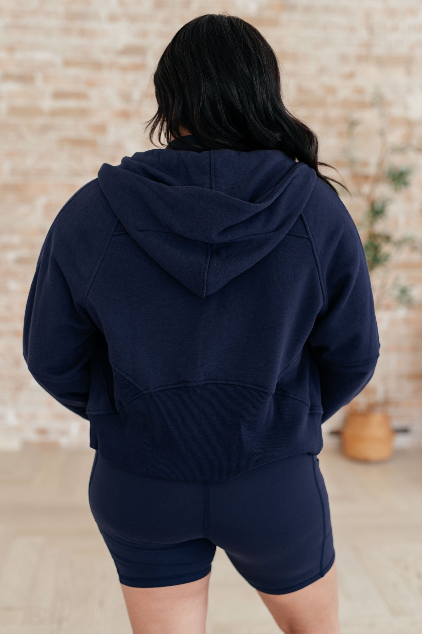 Sun or Shade Zip Up Jacket in Navy Southern Soul Collectives