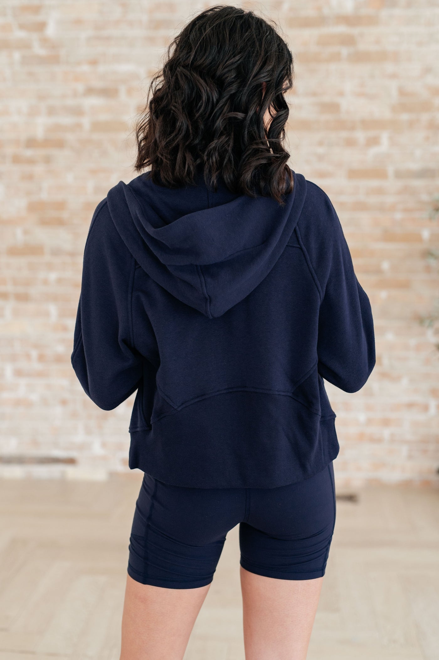 Sun or Shade Zip Up Jacket in Navy Southern Soul Collectives