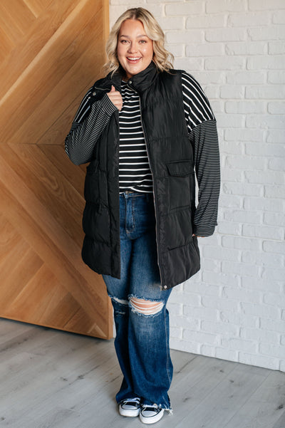 Super Clever Patchwork Striped Top in Black Southern Soul Collectives