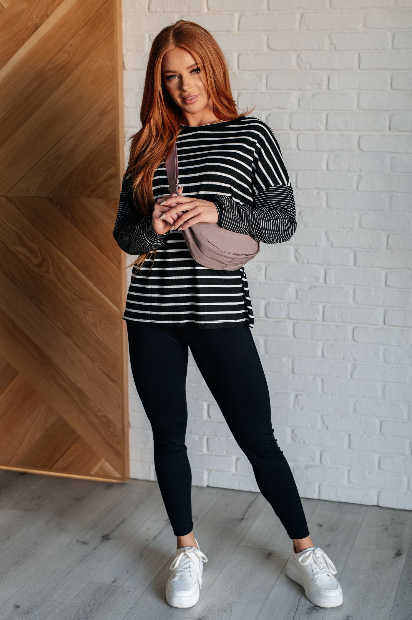 Super Clever Patchwork Striped Top in Black Southern Soul Collectives