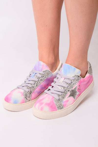 Supernova Sneakers in Pastel Tie Dye Southern Soul Collectives