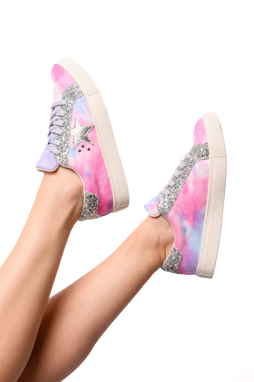 Supernova Sneakers in Pastel Tie Dye Southern Soul Collectives