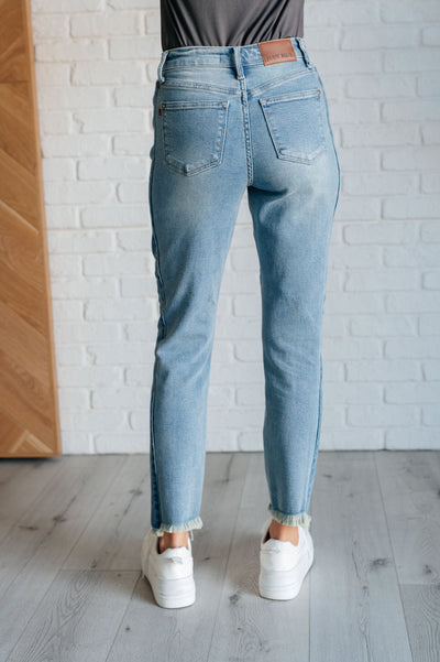 Susan High Rise Side Panel Detail Slim Jeans Southern Soul Collectives