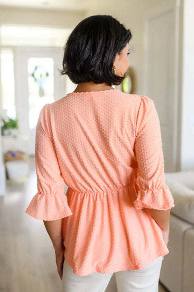 Sweet Sherbet Swiss Dot Top Womens Southern Soul Collectives