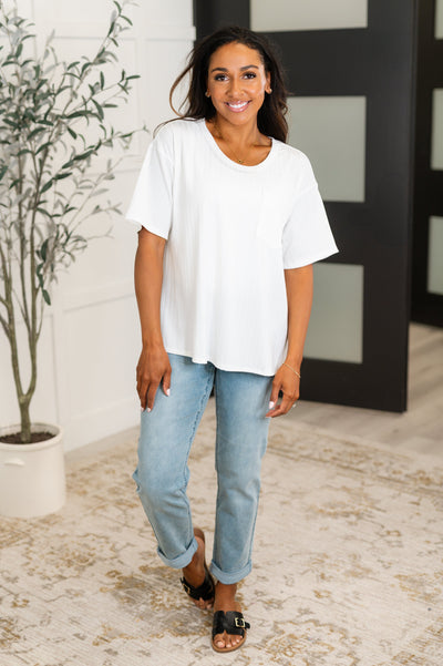 Take It Easy Slouchy Tee in Ivory Southern Soul Collectives