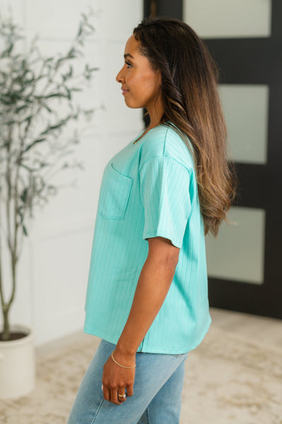 Take It Easy Slouchy Tee in Mint Southern Soul Collectives