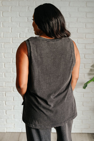 Taking It Easy Tank and Pants Set in Black Southern Soul Collectives