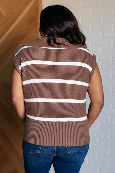 Tea Service 1/4 Zip Sleeveless Sweater Southern Soul Collectives