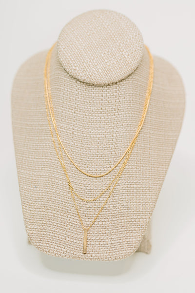 The Signature Set Layered Necklace Set in Gold Southern Soul Collectives