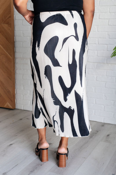 Thoroughly Modern Plisse Midi Skirt Southern Soul Collectives