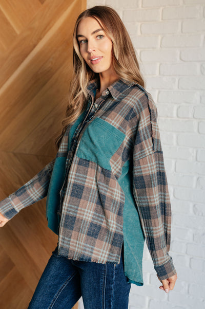 Tied for Time Thermal Plaid Button Up Southern Soul Collectives