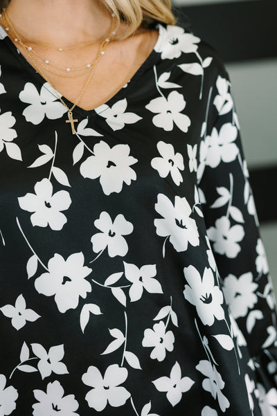 Time and Time Again Floral Blouse Southern Soul Collectives