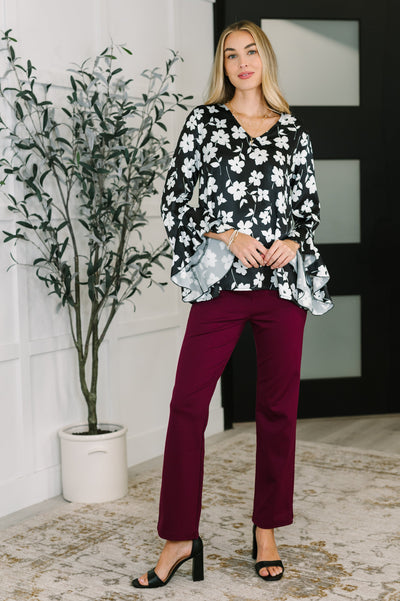 Time and Time Again Floral Blouse Southern Soul Collectives