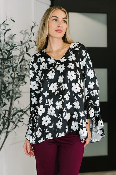Time and Time Again Floral Blouse Southern Soul Collectives