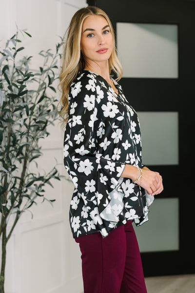 Time and Time Again Floral Blouse Southern Soul Collectives