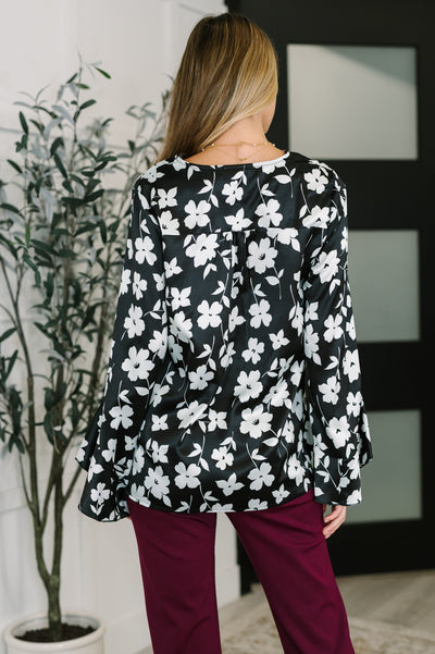 Time and Time Again Floral Blouse Southern Soul Collectives
