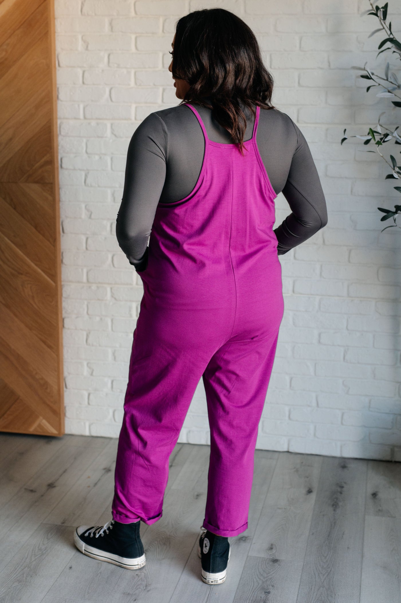 Totally Me Spaghetti Strap Jumpsuit in Light Plum Southern Soul Collectives