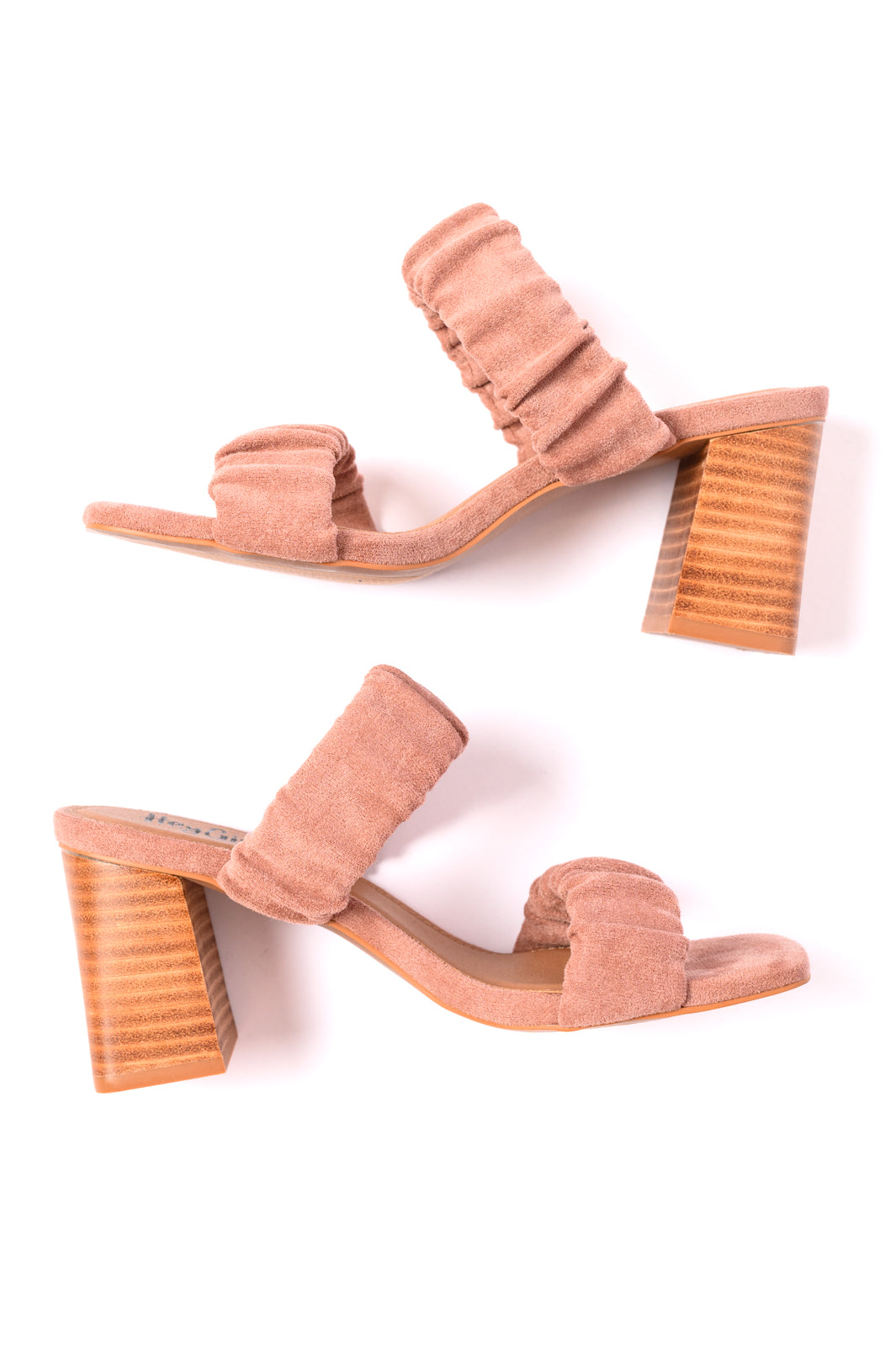 Tropic Like it's Hot Heels in Blush Suede Southern Soul Collectives