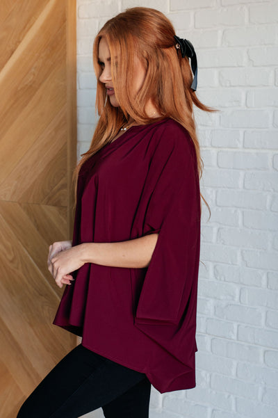 Universal Philosophy Blouse in Wine Southern Soul Collectives