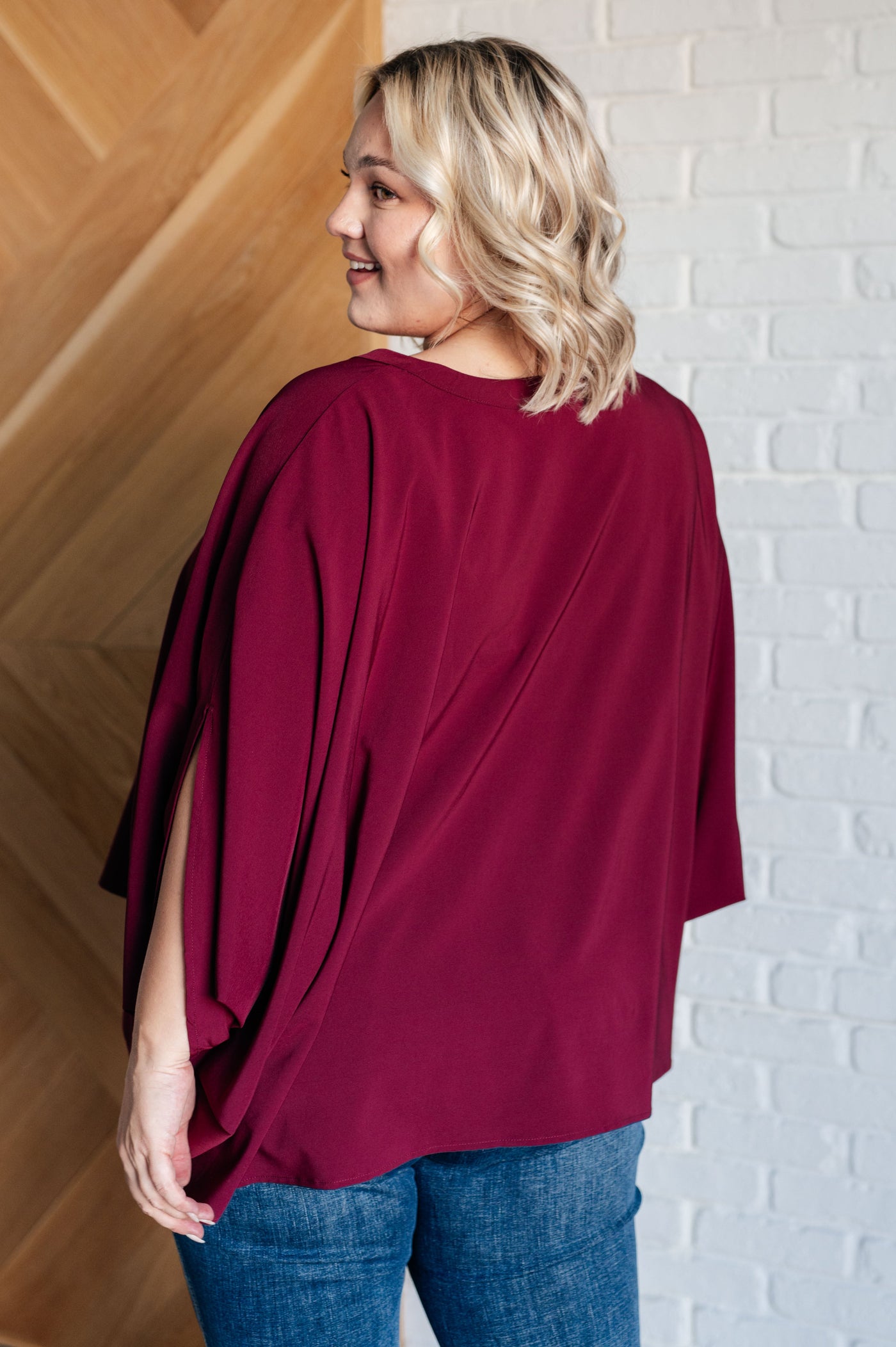 Universal Philosophy Blouse in Wine Southern Soul Collectives