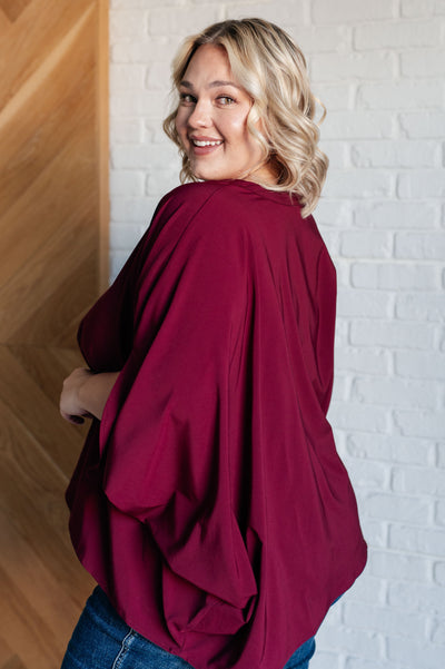 Universal Philosophy Blouse in Wine Southern Soul Collectives