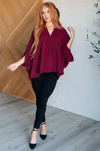 Universal Philosophy Blouse in Wine Southern Soul Collectives