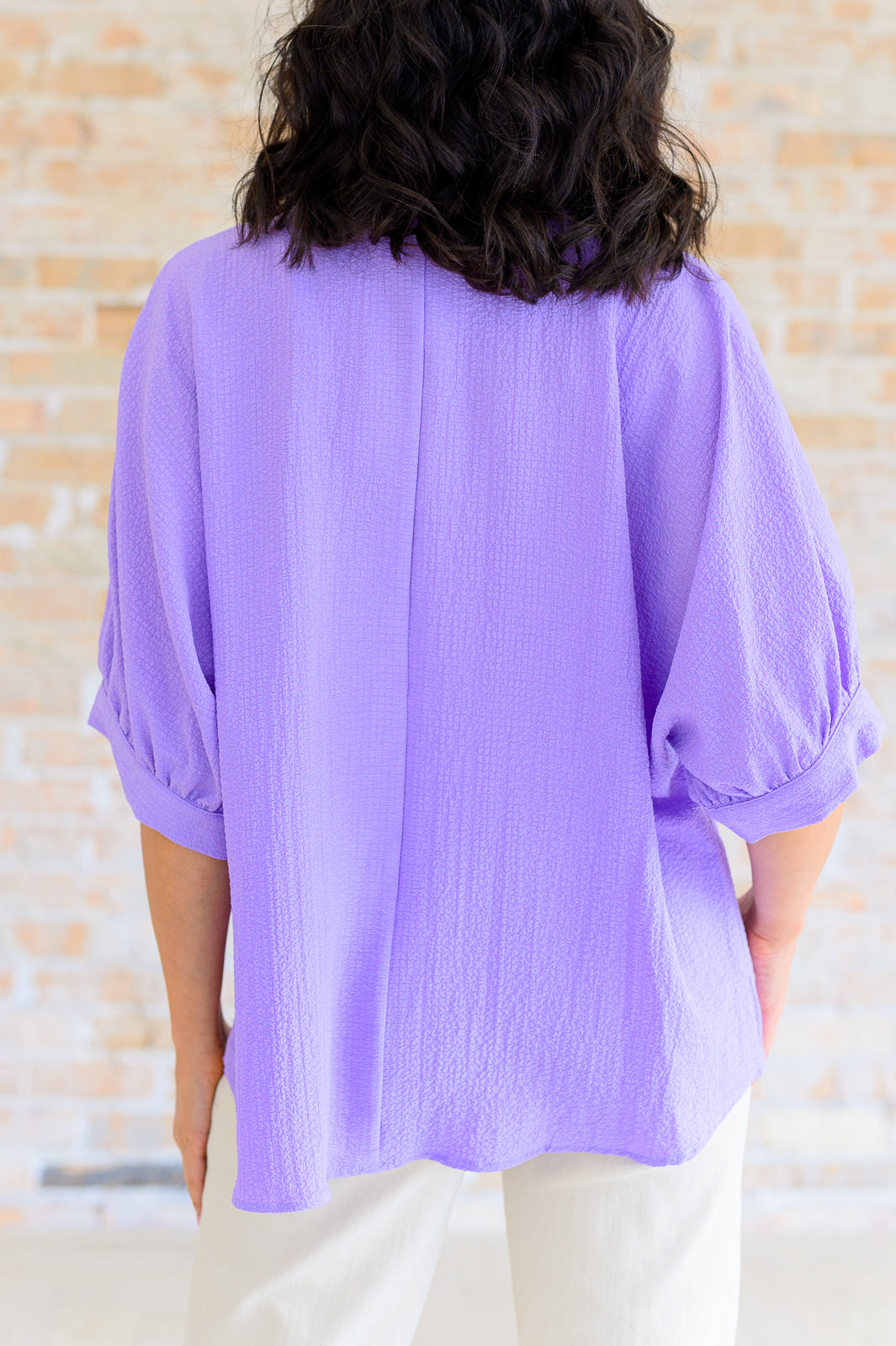 Up For Anything V-Neck Blouse in Lavender Southern Soul Collectives