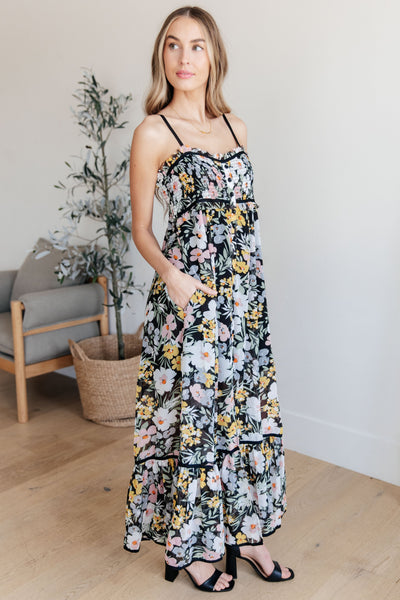 Up From the Ashes Floral Maxi Dress Southern Soul Collectives