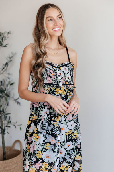 Up From the Ashes Floral Maxi Dress Southern Soul Collectives