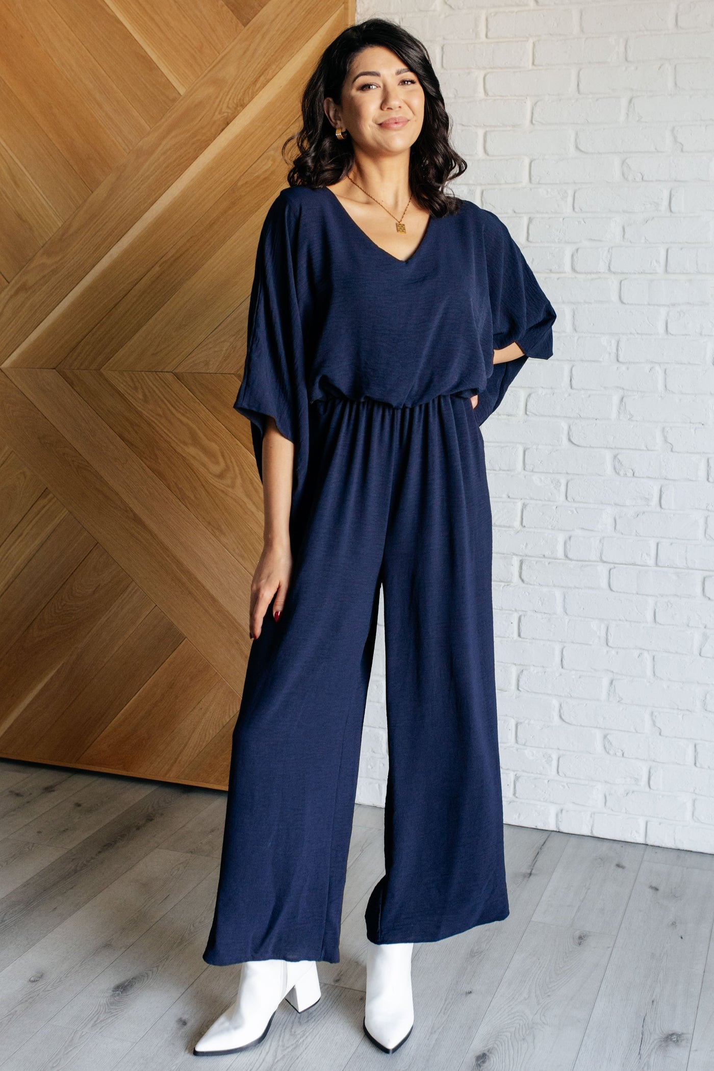 Up to Something Wide Leg Jumpsuit Southern Soul Collectives