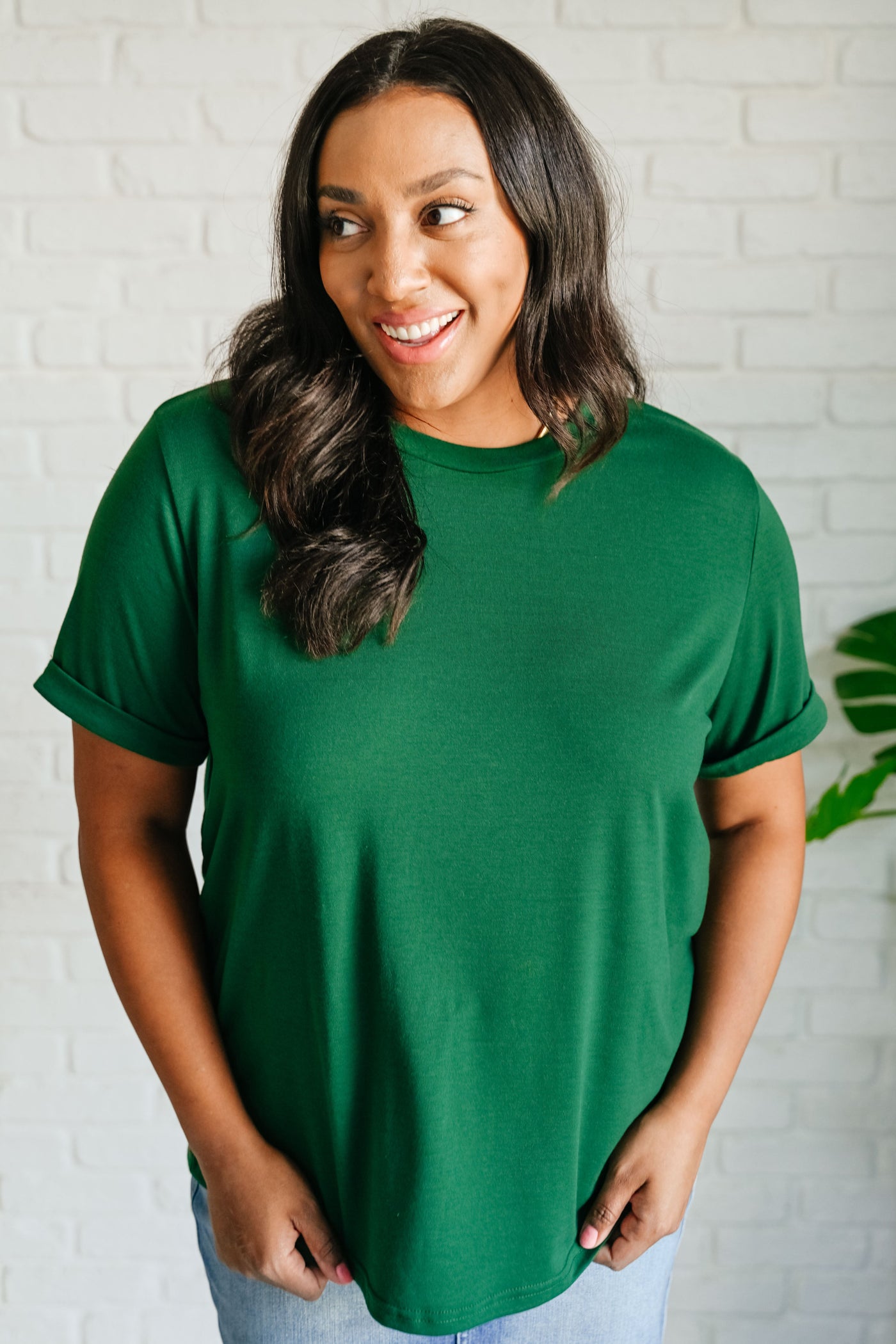 Uptown Crew T-Shirt in Green