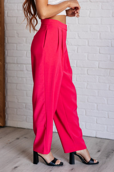 Vigilante Stuff Pleated Trousers in Hot Pink Southern Soul Collectives