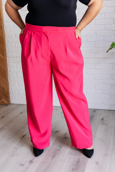 Vigilante Stuff Pleated Trousers in Hot Pink Southern Soul Collectives