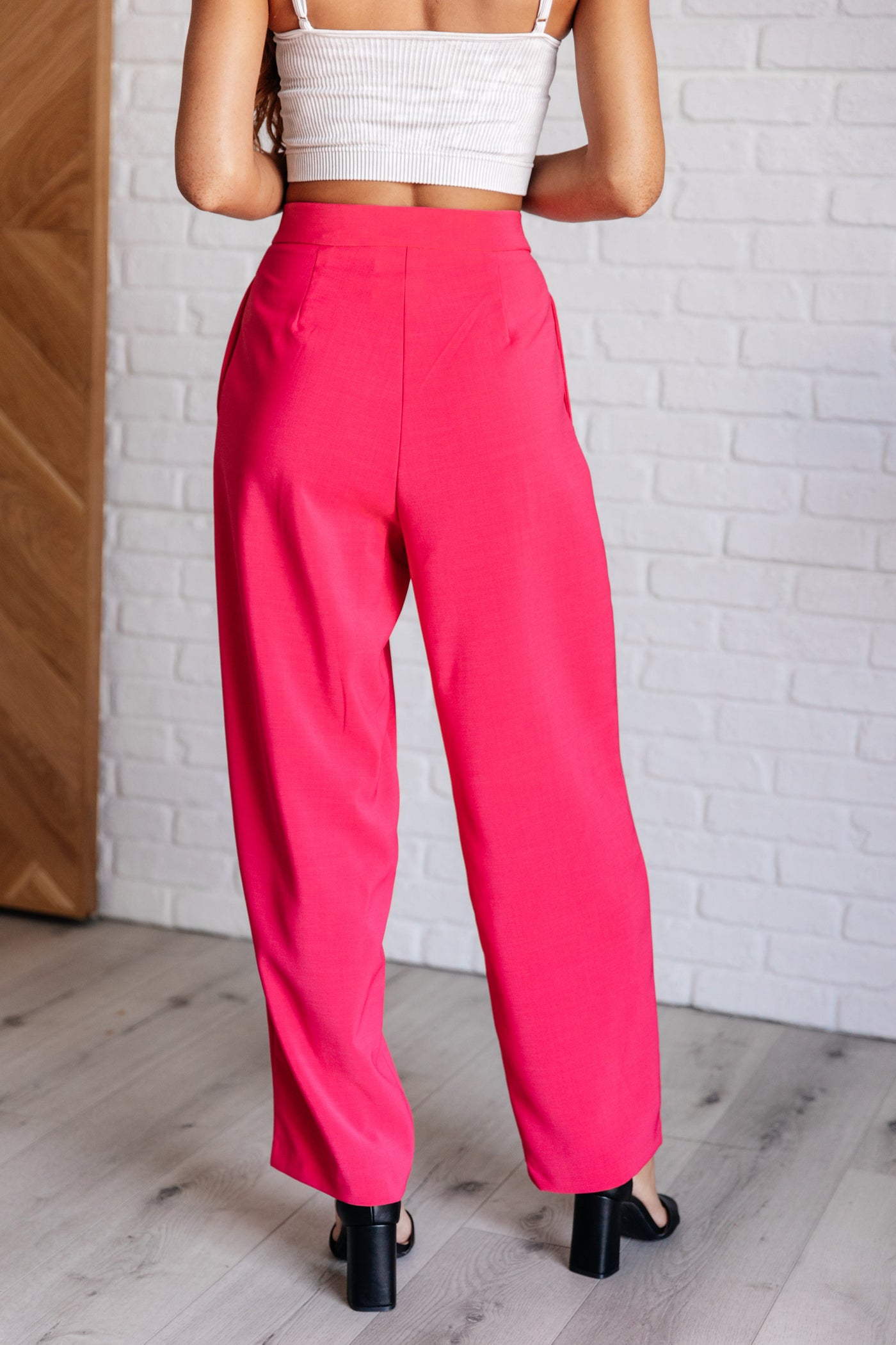 Vigilante Stuff Pleated Trousers in Hot Pink Southern Soul Collectives