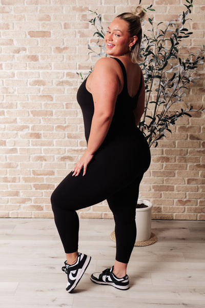 Way to Push Active Bodysuit in Black Southern Soul Collectives