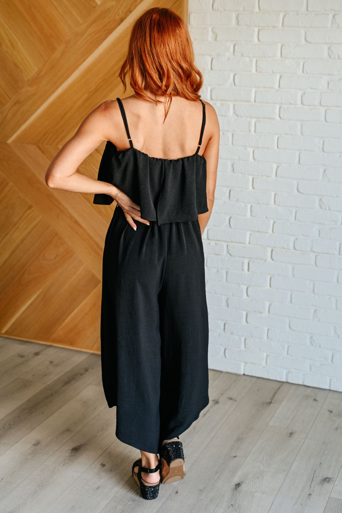 When All is Said and Done Spaghetti Strap Jumpsuit Southern Soul Collectives