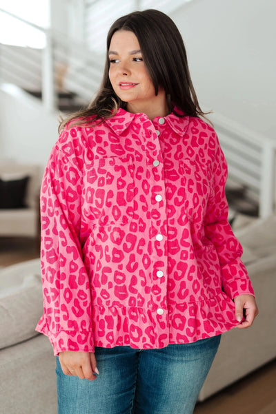 Wild At Heart Animal Print Button Down Womens Southern Soul Collectives