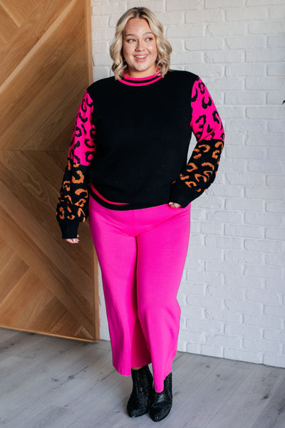 Wild About You Animal Print Sweater Southern Soul Collectives